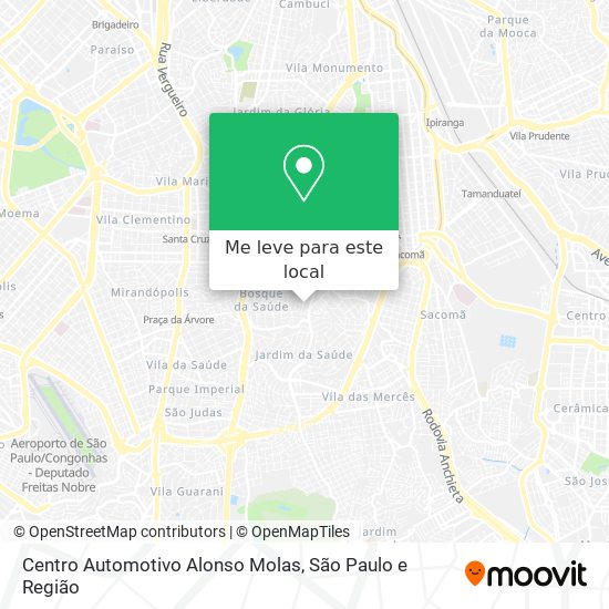 Centro Automotivo Alonso Molas mapa
