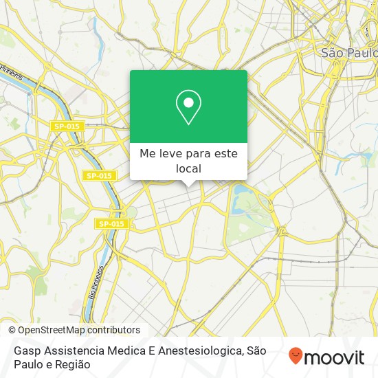 Gasp Assistencia Medica E Anestesiologica, Rua Jesuíno Arruda, 318 Itaim Bibi São Paulo-SP 04532-080 mapa