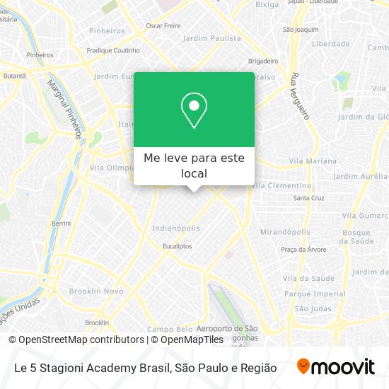Le 5 Stagioni Academy Brasil mapa