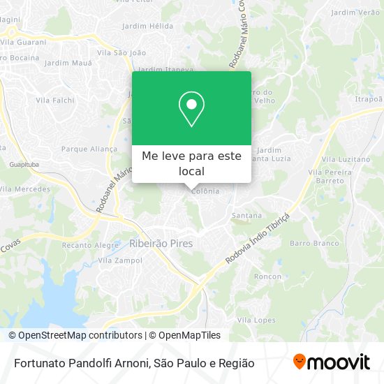 Fortunato Pandolfi Arnoni mapa