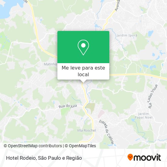 Hotel Rodeio mapa