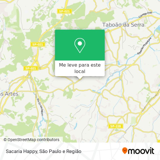 Sacaria Happy mapa