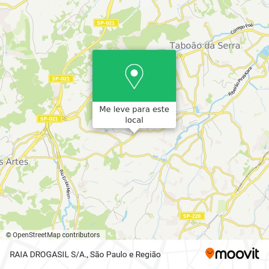 RAIA DROGASIL S/A. mapa