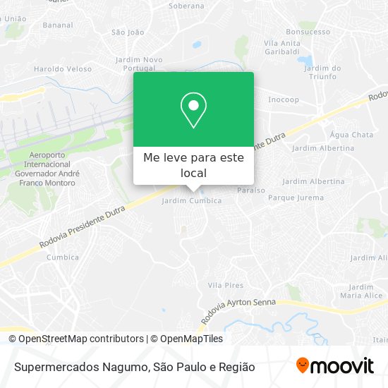 Supermercados Nagumo mapa