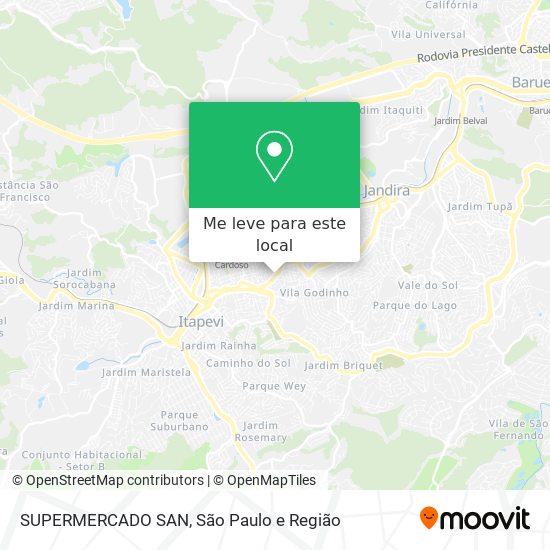 SUPERMERCADO SAN mapa