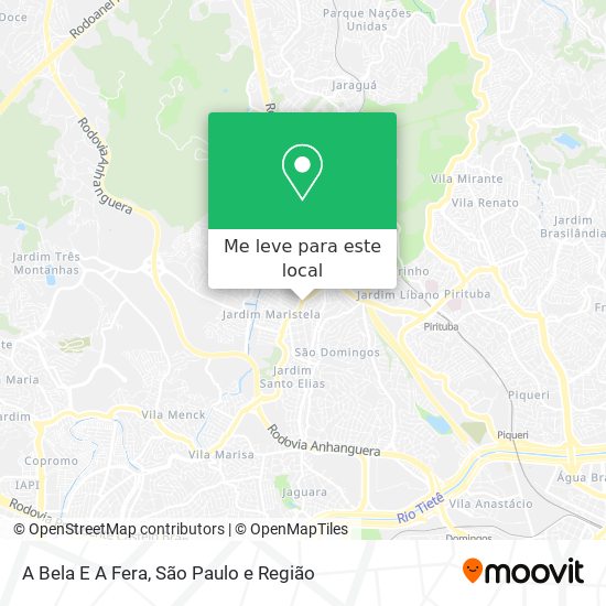 A Bela E A Fera mapa