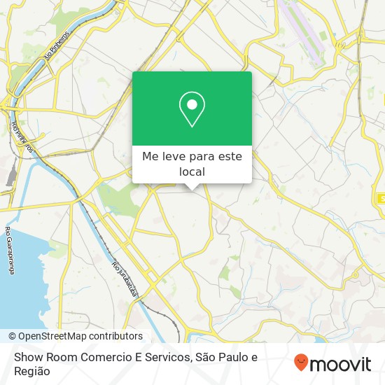 Show Room Comercio E Servicos, Avenida Sargento Geraldo Sant'Ana, 902 Campo Grande São Paulo-SP 04674-225 mapa