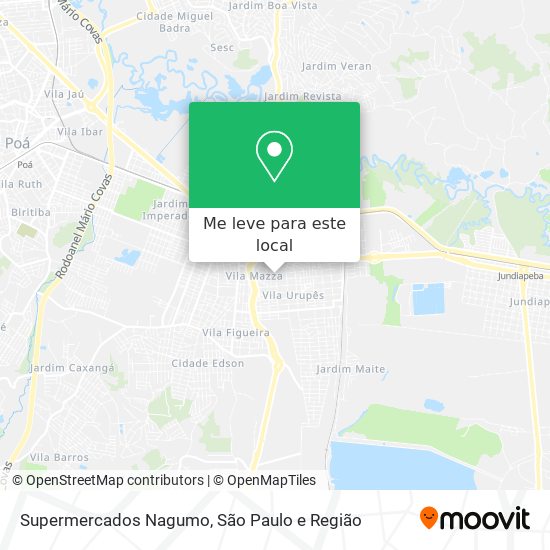 Supermercados Nagumo mapa