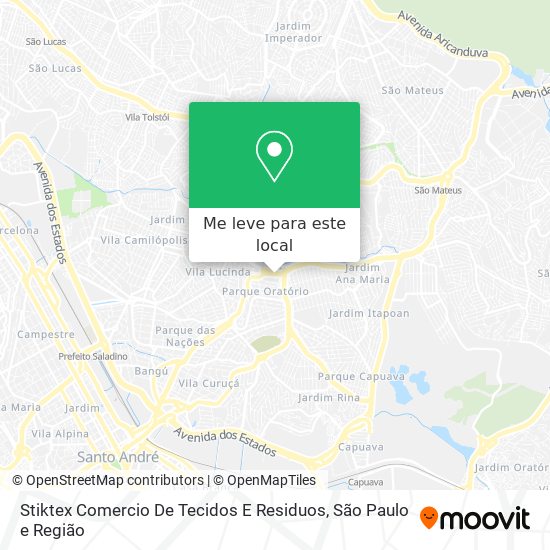 Stiktex Comercio De Tecidos E Residuos mapa