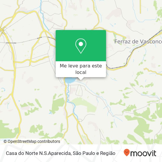 Casa do Norte N.S.Aparecida, Rua Doutor Alcides da Costa Vidigal, 148 Guaianases São Paulo-SP 08461-470 mapa