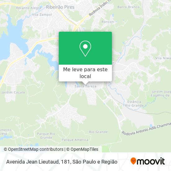 Avenida Jean Lieutaud, 181 mapa