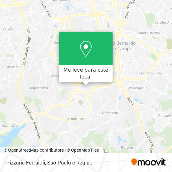 Pizzaria Ferraioli mapa