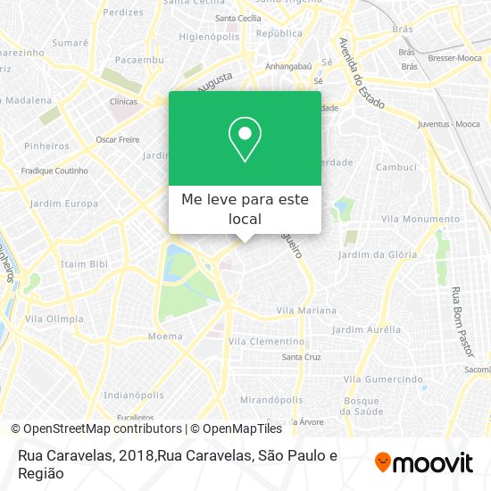 Rua Caravelas, 2018,Rua Caravelas mapa