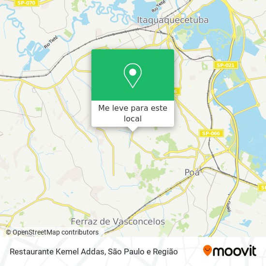 Restaurante Kemel Addas mapa