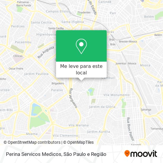 Perina Servicos Medicos mapa