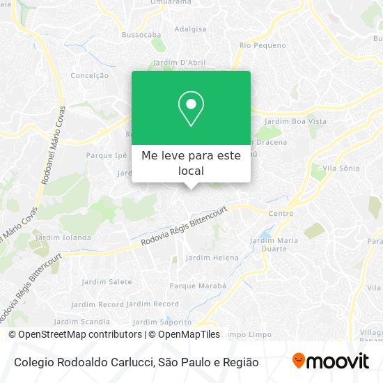 Colegio Rodoaldo Carlucci mapa