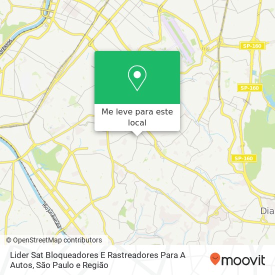 Lider Sat Bloqueadores E Rastreadores Para A Autos, Rua Antônio Gil, 1188 Cidade Ademar São Paulo-SP 04655-002 mapa