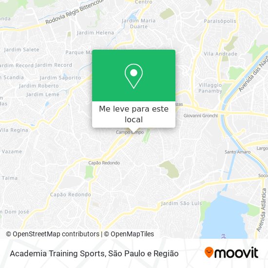 Academia Training Sports mapa