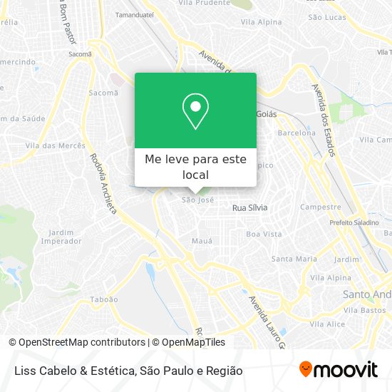 Liss Cabelo & Estética mapa
