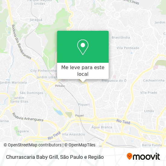 Churrascaria Baby Grill mapa