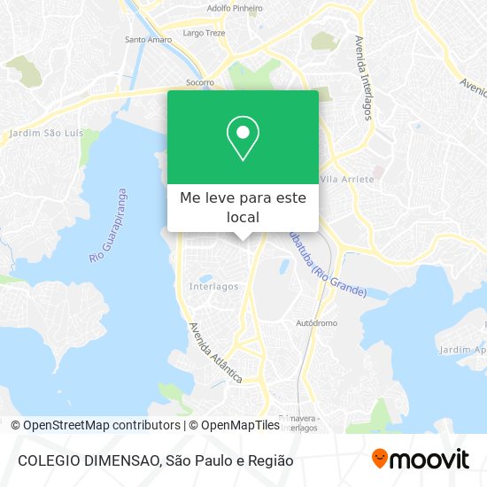 COLEGIO DIMENSAO mapa