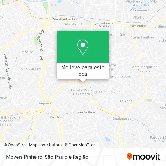 Moveis Pinheiro mapa