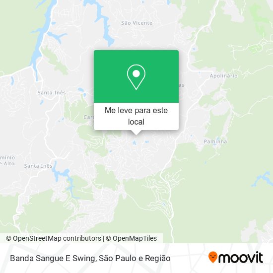 Banda Sangue E Swing mapa