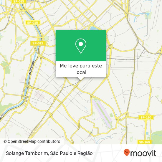 Solange Tamborim, Avenida Ibirapuera, 3103 Moema São Paulo-SP 04029-200 mapa