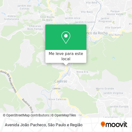 Avenida João Pacheco mapa
