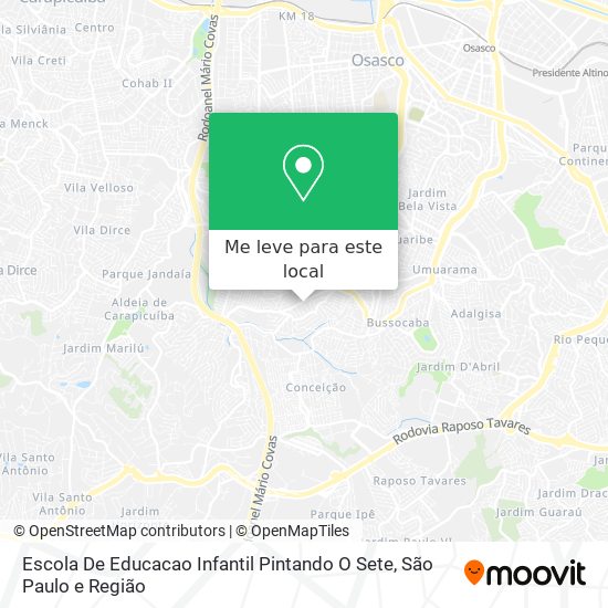 Escola De Educacao Infantil Pintando O Sete mapa