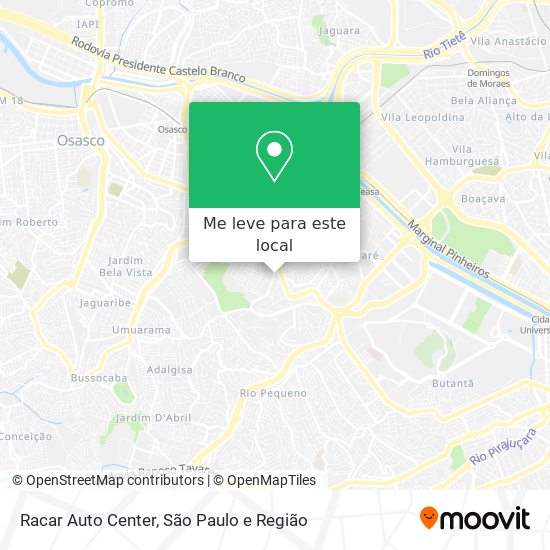 Racar Auto Center mapa