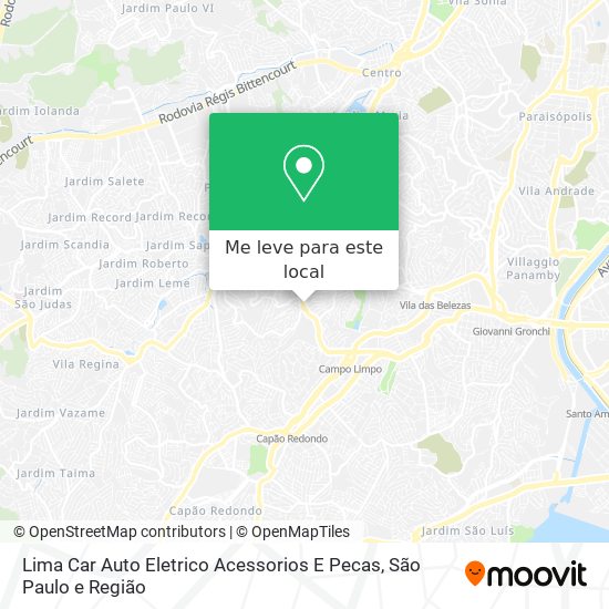 Lima Car Auto Eletrico Acessorios E Pecas mapa