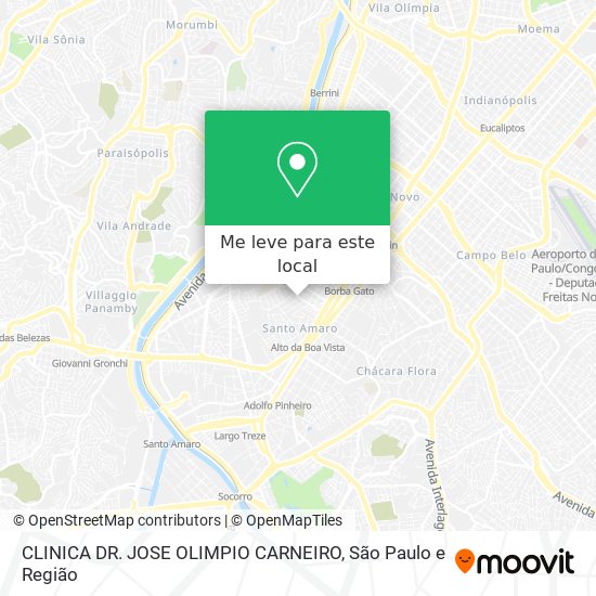 CLINICA DR. JOSE OLIMPIO CARNEIRO mapa