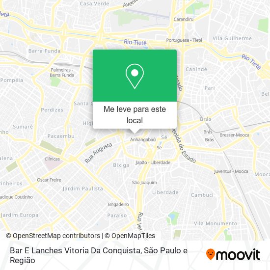 Bar E Lanches Vitoria Da Conquista mapa