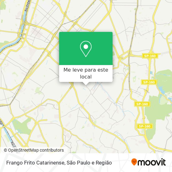 Frango Frito Catarinense mapa
