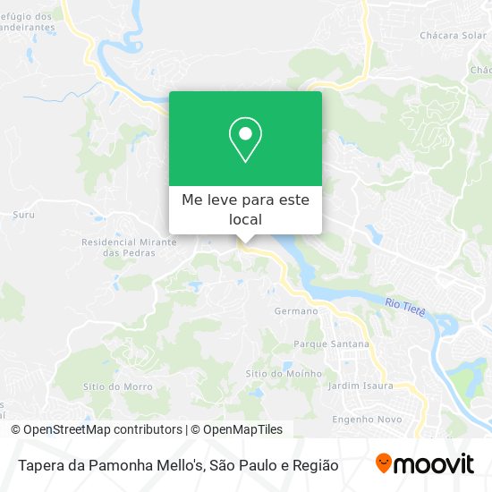 Tapera da Pamonha Mello's mapa