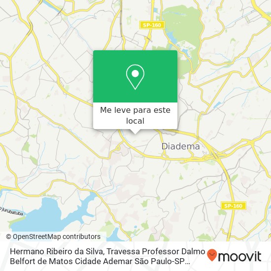 Hermano Ribeiro da Silva, Travessa Professor Dalmo Belfort de Matos Cidade Ademar São Paulo-SP 04416-330 mapa