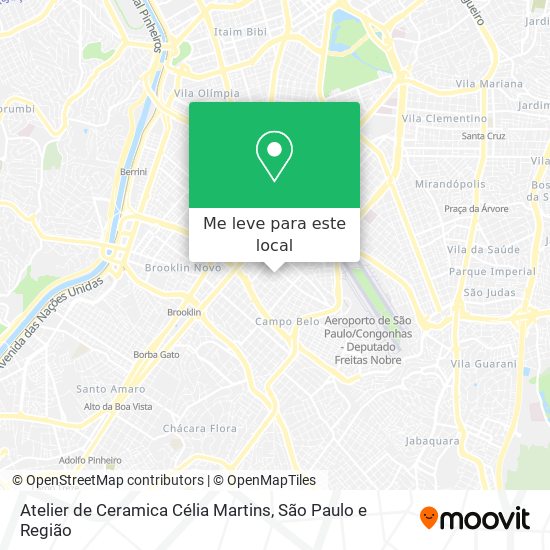 Atelier de Ceramica Célia Martins mapa