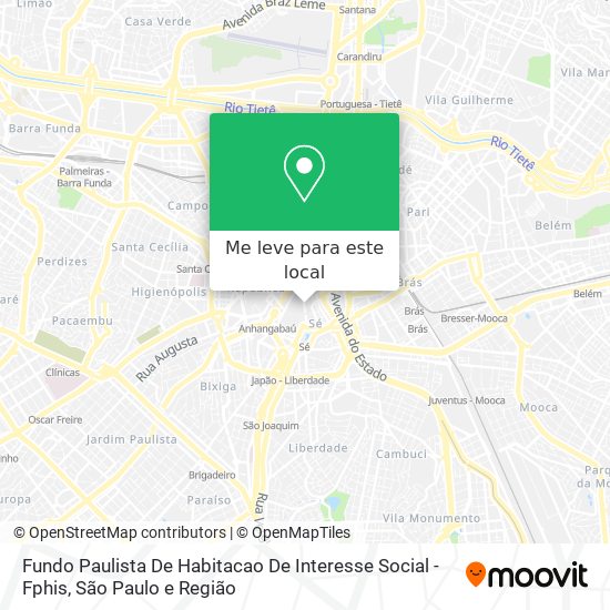 Fundo Paulista De Habitacao De Interesse Social - Fphis mapa