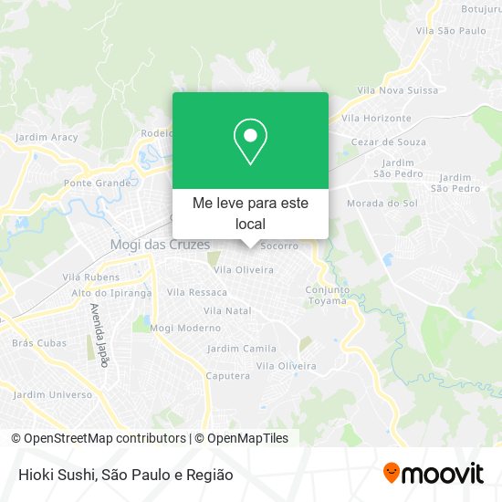 Hioki Sushi mapa