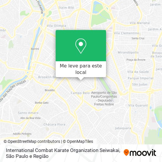 International Combat Karate Organization Seiwakai mapa