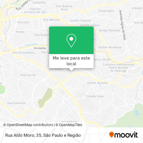 Rua Aldo Moro, 35 mapa