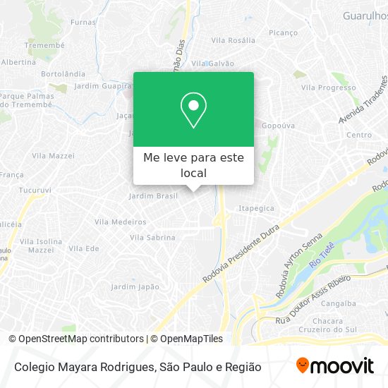 Colegio Mayara Rodrigues mapa