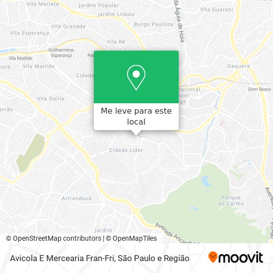 Avicola E Mercearia Fran-Fri mapa