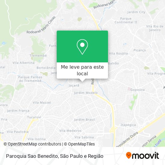 Paroquia Sao Benedito mapa