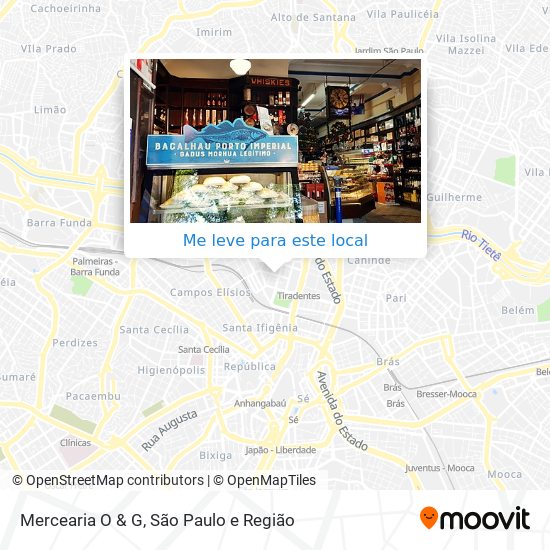 Mercearia O & G mapa