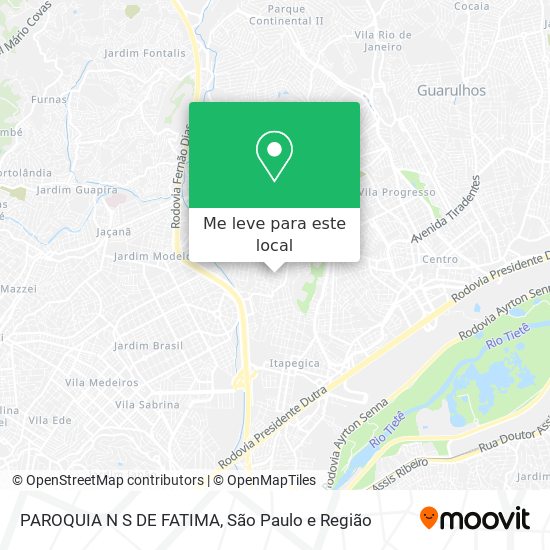 PAROQUIA N S DE FATIMA mapa