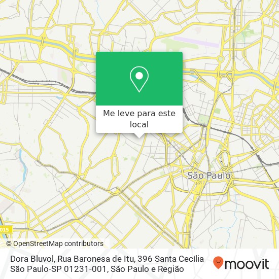 Dora Bluvol, Rua Baronesa de Itu, 396 Santa Cecília São Paulo-SP 01231-001 mapa