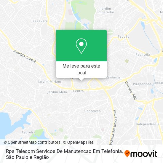 Rps Telecom Servicos De Manutencao Em Telefonia mapa