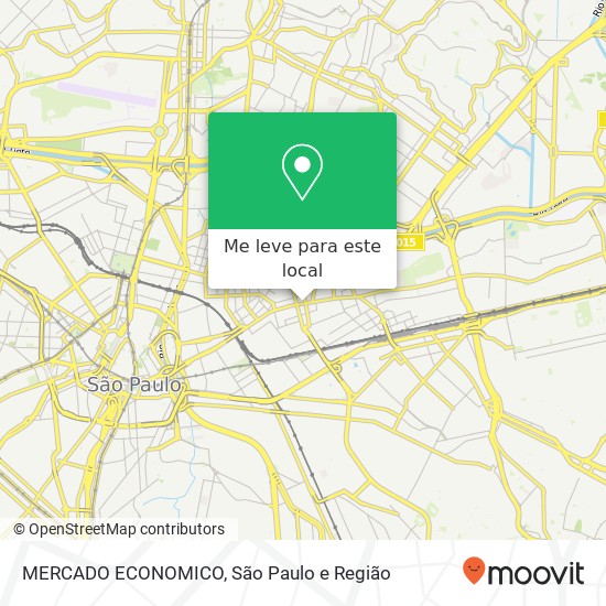 MERCADO ECONOMICO, Avenida Celso Garcia, 553 Belém São Paulo-SP 03015-000 mapa